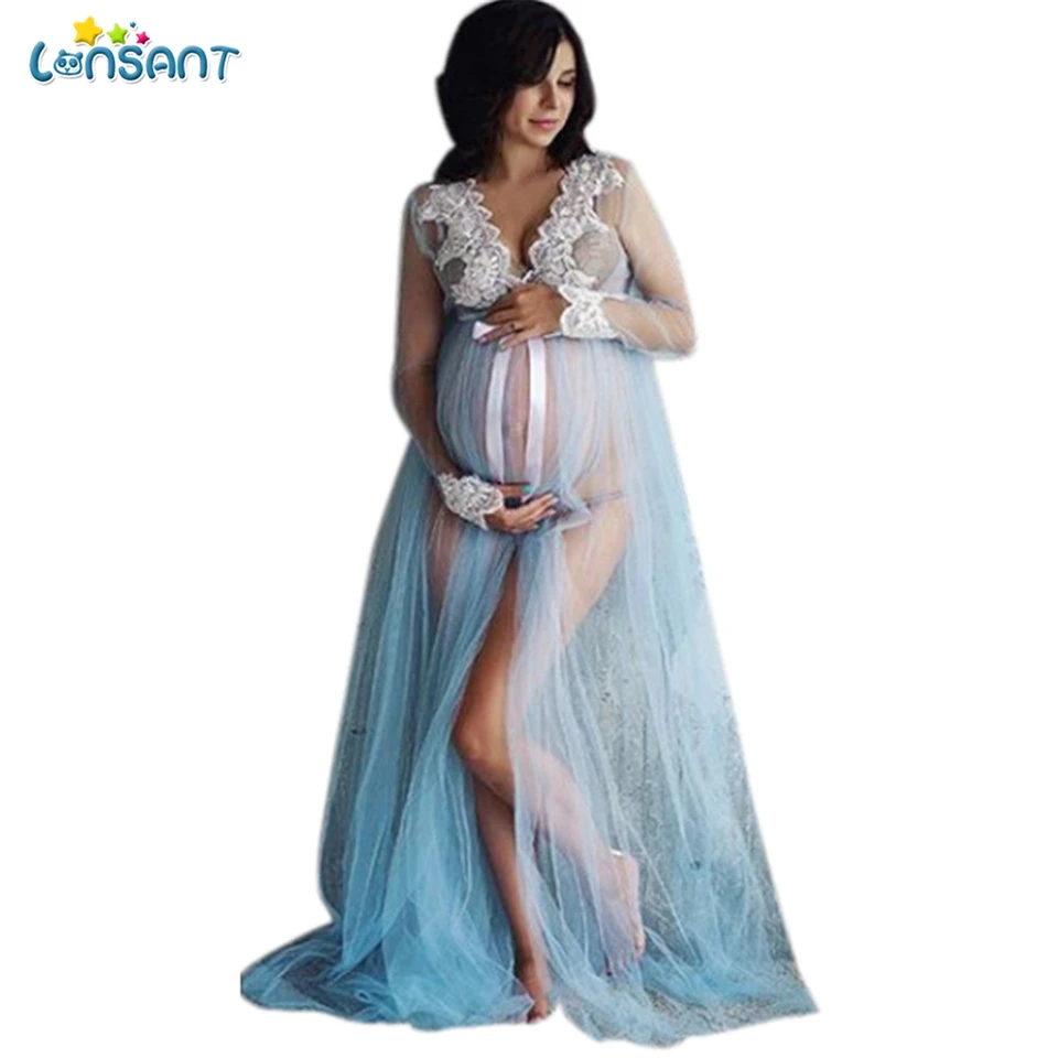 long sleeve nursing maxi dress