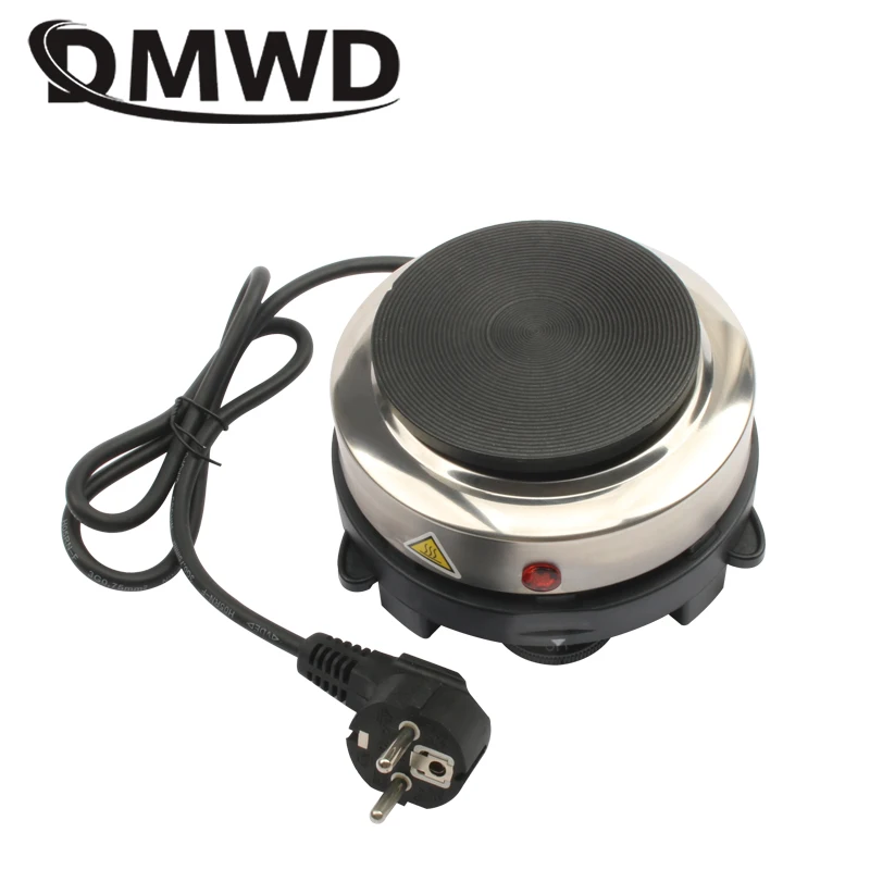 Beste DMWD Elektrische Mini Koffie Heater Melk Thee Mokka Verwarming Kookplaat Kookplaat Multifunctionele Kookpot Oven Kleine Oven Fornuis EU
