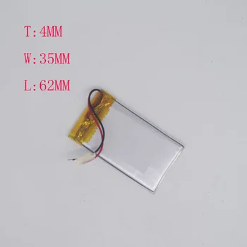 

3.7V Polymer Lithium Battery 403562/403565 storyboard MP4 Navigator Battery 1000mah