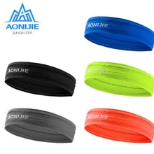 AONIJIE, женская спортивная эластичная повязка, впитывающая, нескользящая повязка на голову, повязка на голову с защитой от пота, повязка на голову для бега, тренажерного зала, фитнеса, йоги