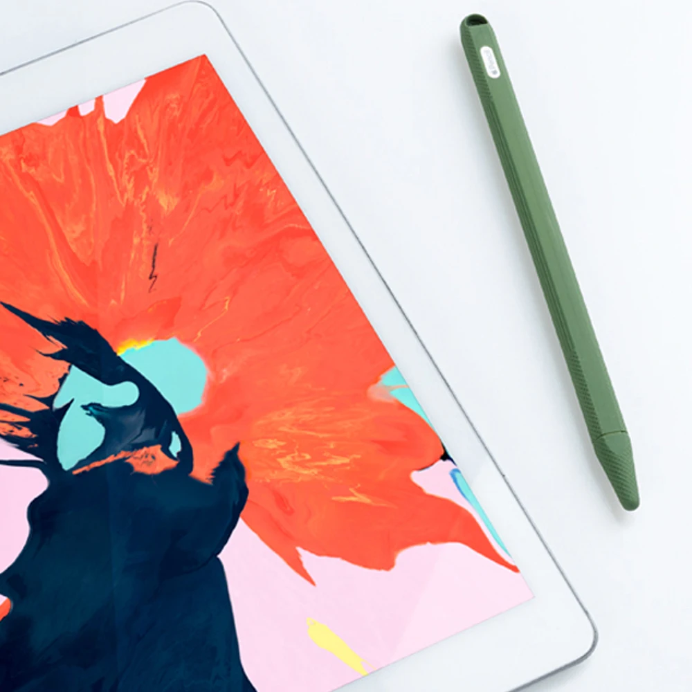 Чехол для Apple Pencil 2, Чехол для iPad Pro, чехол-карандаш для планшета, стилус для сенсорного экрана, защитный колпачок, мягкий силиконовый чехол