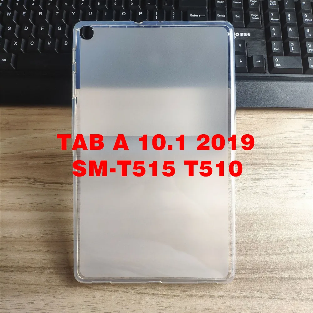 Мягкий чехол-накладка из ТПУ для samsung Galaxy Tab S5E T720 S6 10,5 T860 T865 Tab A 10,1 SM-T510 Tab A 8,0 SM-P200 - Цвет: T515 White