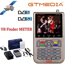 V8 Finder Meter SatFinder Digital Satellite Finder DVB S/S2/S2X HD 1080P Rezeptor TV Signal Empfänger saß Decoder Location Finder