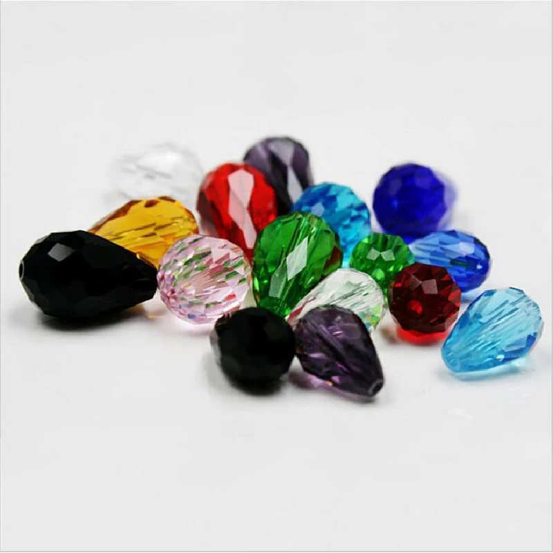 10 шт. бусины из страз 8 х1 1 мм х15 мм|beads colorful|crystal beadsglass crystal beads |