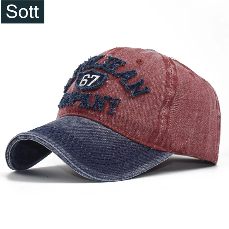 

[SOTT] Mens Brand 3D Embroidery Baseball Caps Summer Sun Hats For Women Washed Cotton Dad Hats Bone Casquette Homme