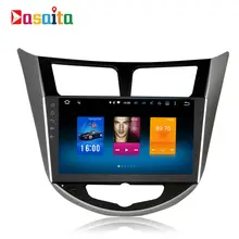 Автомобиль 2 DIN Android GPS Navi для Hyundai Solaris i25 Авторадио навигации головное устройство мультимедийный плеер 4 ГБ + 32 ГБ Android 6.0 PX5 RDS