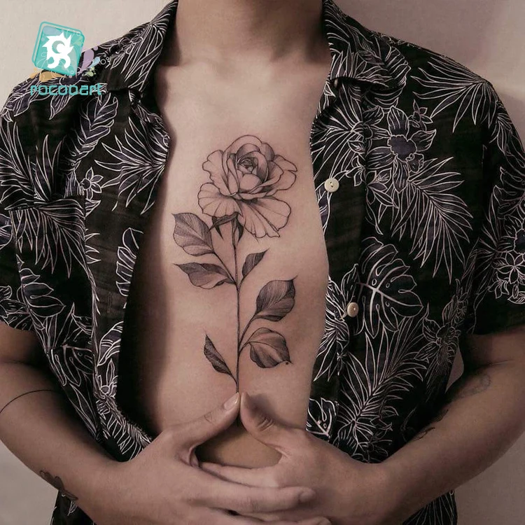 أحدث 2019 fashional المؤقتة الوشم تصاميم مع الفاوانيا اللوتس الخوخ الطاووس الوشم تصاميم للماء الجسم الفن ملصق النساء