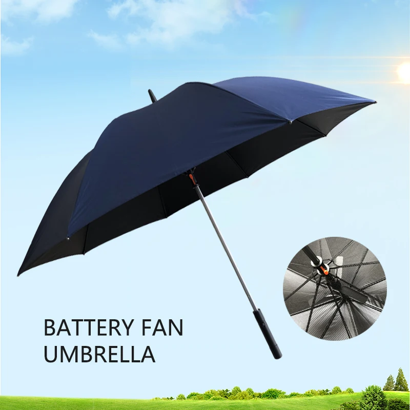 

Summer cool creative fan umbrella, sun protection rain special summer umbrella
