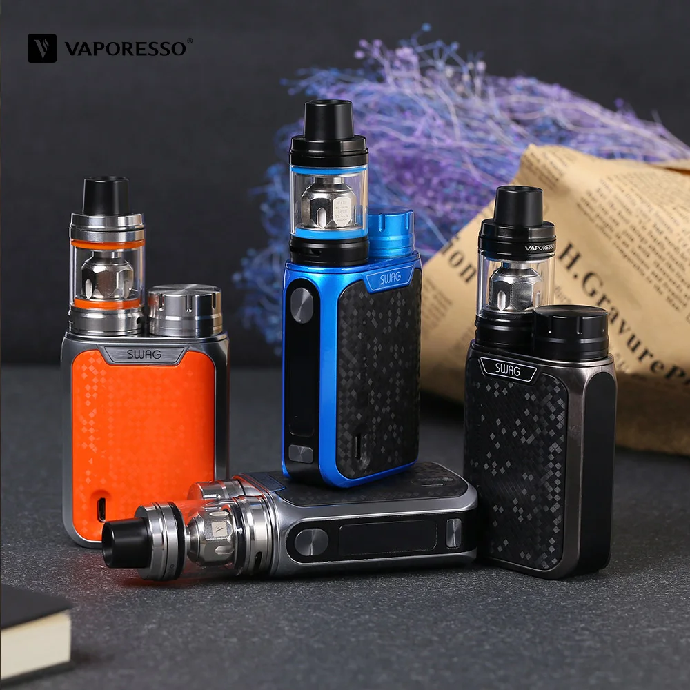 Оригинальная электронная сигарета Vaporesso Swag с баком NRG SE 3 5 мл 80 Вт бокс мод