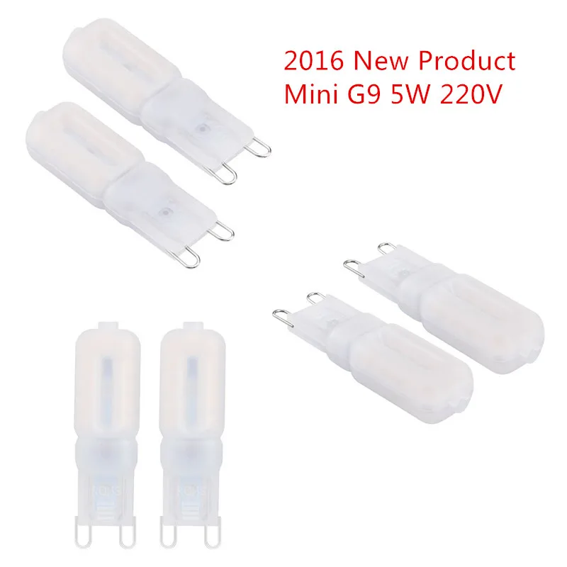 

20pcs 2016 NEW LED G9 Light Bulb 5W SMD2835 Lamparas LED Lamp G9 LED 220-240V Ampoule Luz Chandelier Lights Warm/Cold White