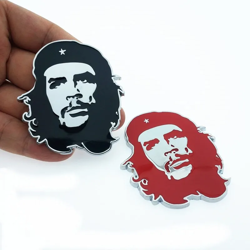 Cuba movement leader Che Guevara для 3D хромированной металлической автомобильной наклейки