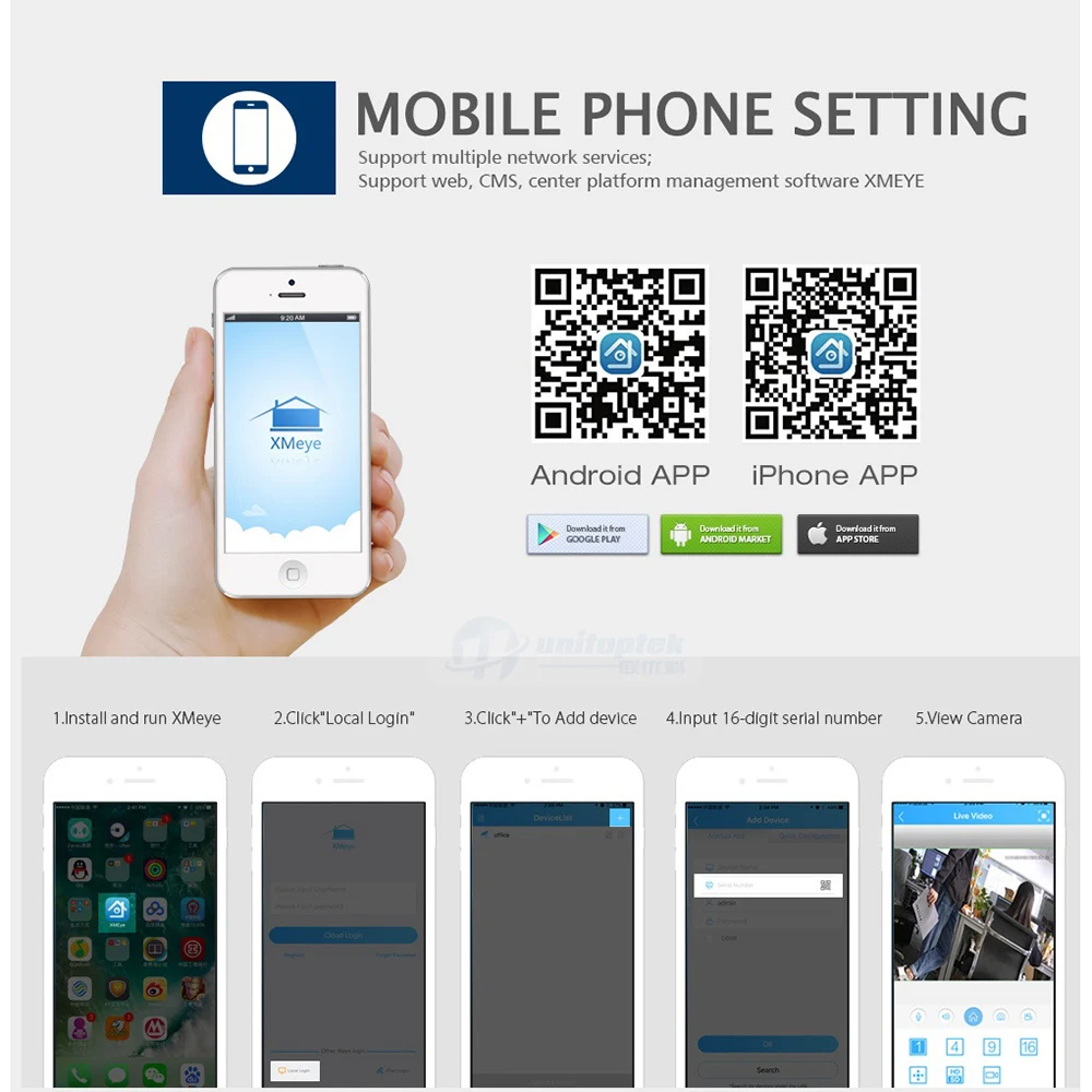  4CH HD 4*5MP/ 8*4MP 48V POE NVR H.265 Security Surveillance CCTV NVR P2P ONVIF Network Video Record