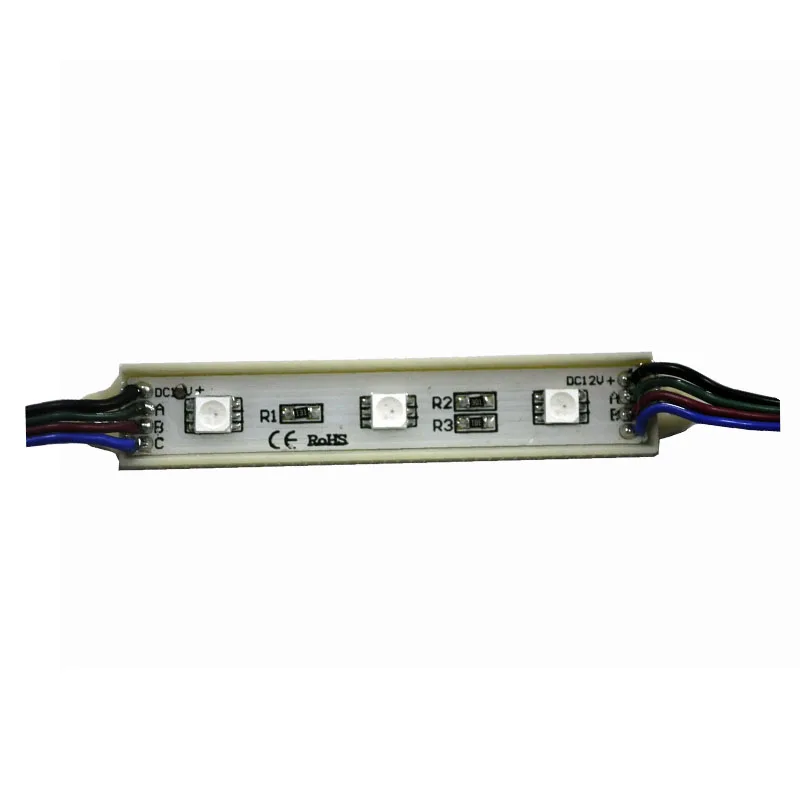 100X Лидер продаж 5050 3 светодиодный s rgb светодиодный модуль водонепроницаемый IP65