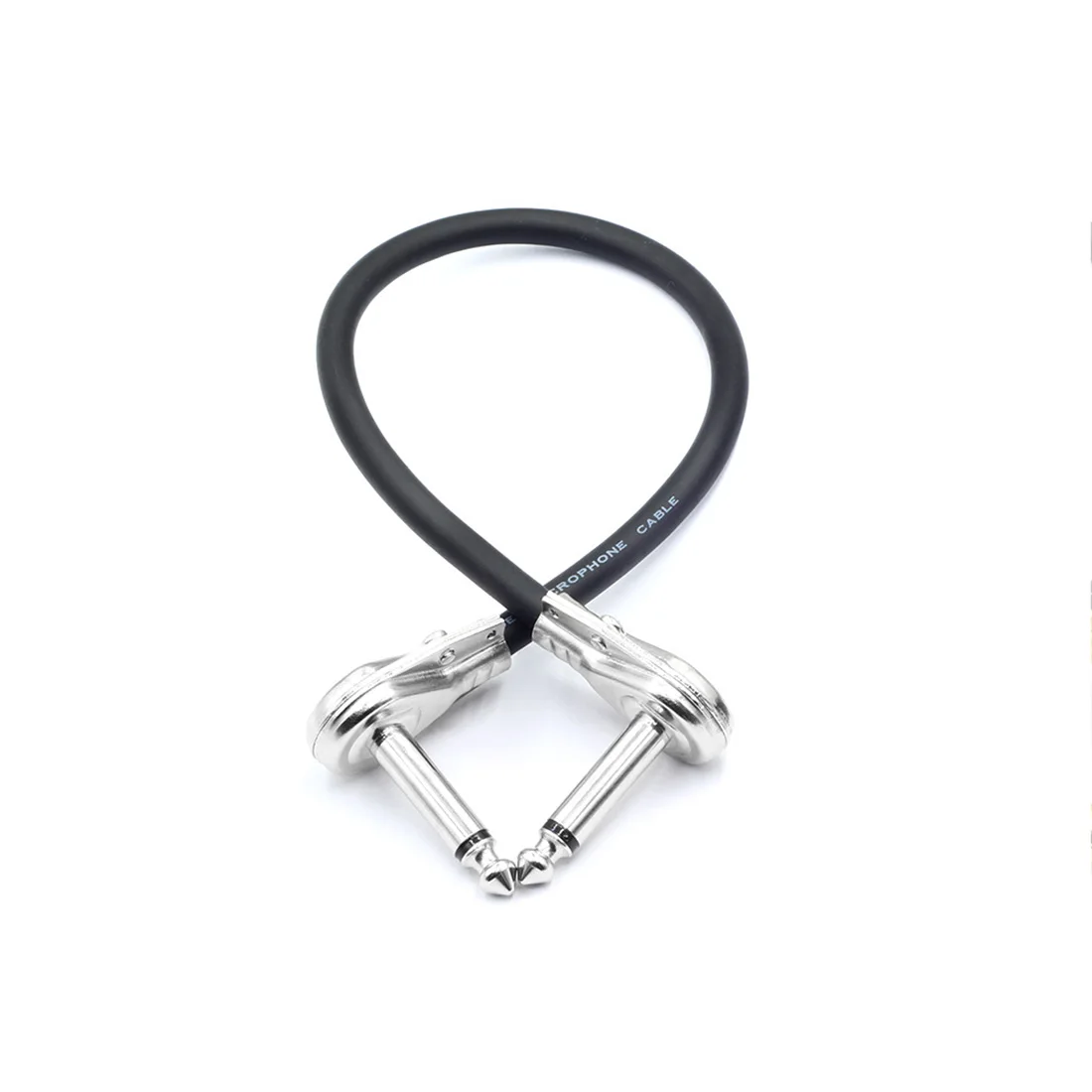 New Recommend 1 Pcs 30cm Electric Guitar Monoblock Effect Cable Guitar Pedal Patch Cable Flat Head Connector- Silver New Recommend 1 Pcs 30cm Electric Guitar Monoblock Effect Cable Guitar Pedal Patch Cable Flat Head Connector- Silver
