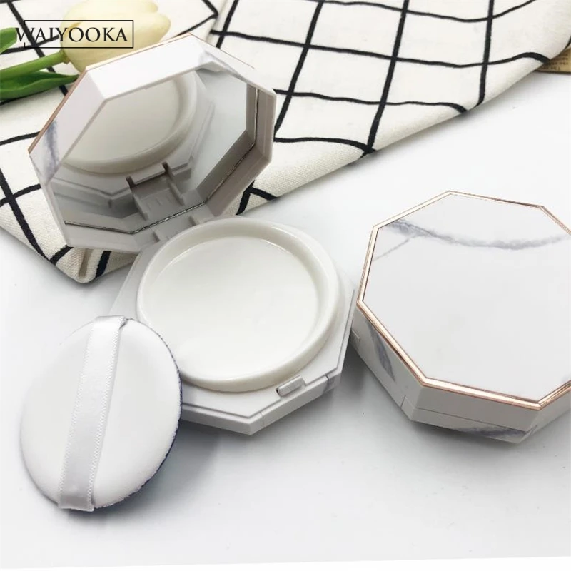 

Nordic Marble Beauty Make Up Case Air Cushion Sponge Powder Puff Empty Box Liquid Foundation BB Cream Sponge Makeup storage box