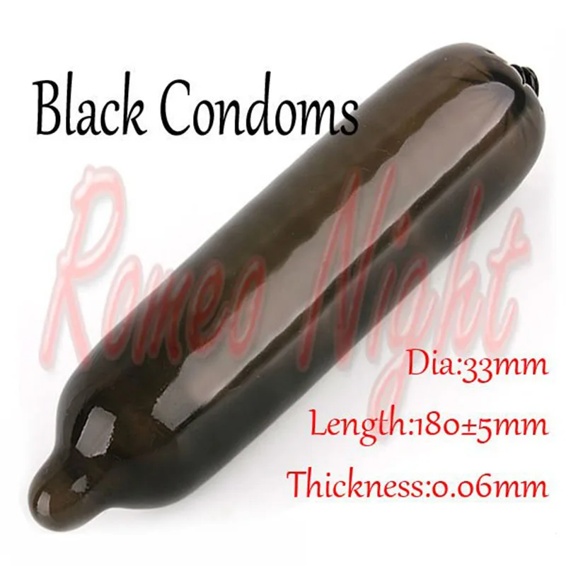 Pleasure More Natural Latex Black Condoms, 30 Pieces/Lot, Sex Products