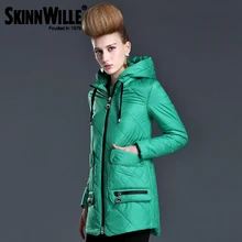 SKINNWILLE2016 New Windbreaker Windproof Jacket Cloak font b Coat b font Big Collar Spring Cotton Clothing