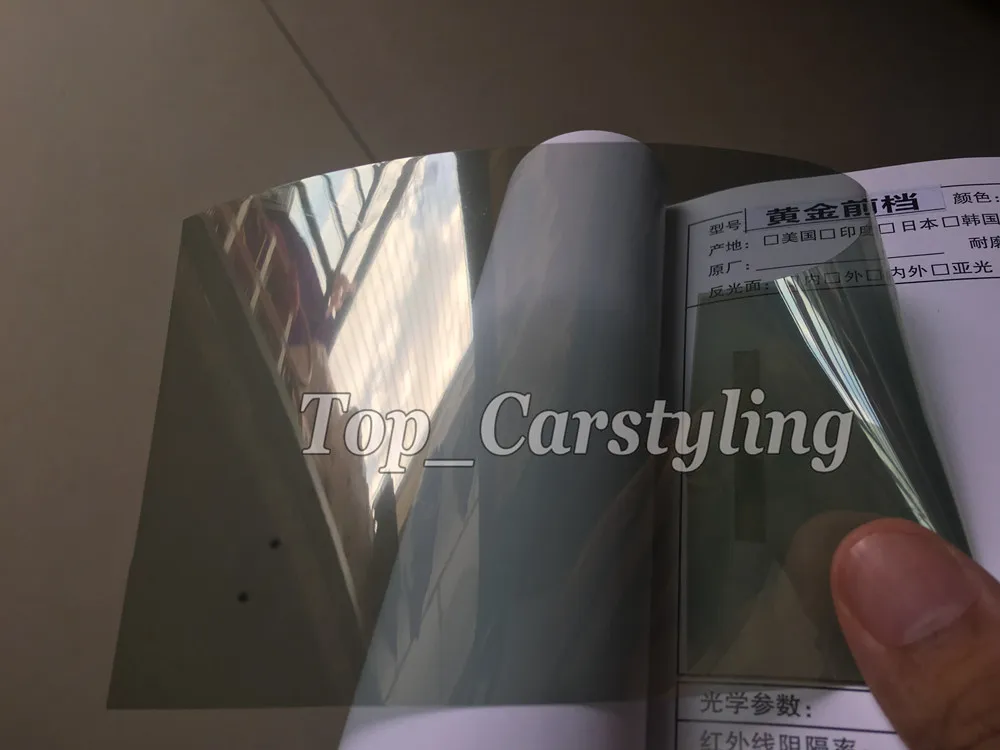 gold solar ceramics window tint film car styling (3)
