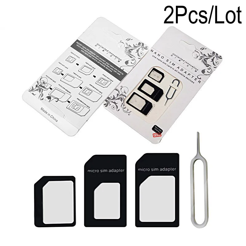 Комплект переходников для Micro Nano/SIM карты iPhone 6/7 plus/Huawei P8 lite/P9/Xiaomi Redmi Note 4