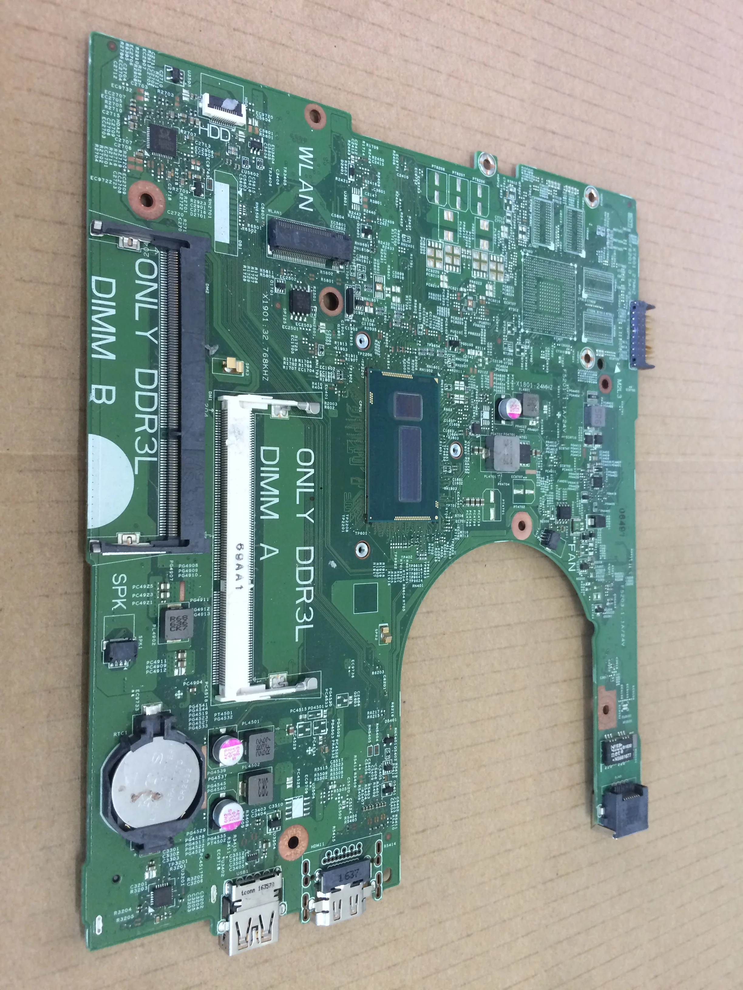 wonderful CN-0PFT7H PFT7H FOR Dell Inspiron 3458 3558 Laptop Motherboard 14216-1 PWB:1XVKN REV:A00 SR27G I3-5