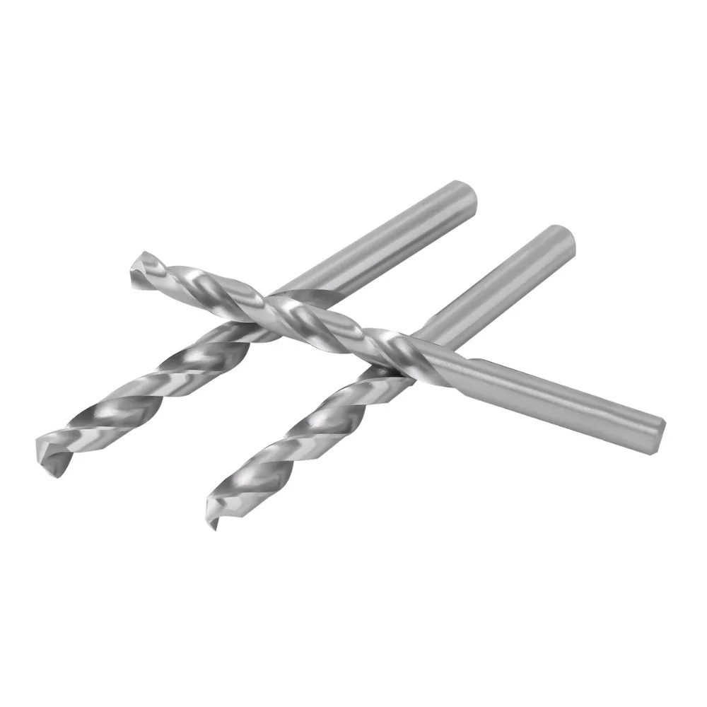 HSS Drill Bit for Metal Drilling 1.0 ~ 8.0 mm Round Shank 10 Pieces Pack KSEIBI