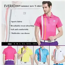 Одежда для гольфа Весна Лето Мужская футболка с короткими рукавами высокое качество тонкий дышащий Быстросохнущий Гольф спортивные рубашки