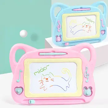 

Magnetic Erasable Colorful Doodle Drawing Board Painting Learning Aids Kids Toy