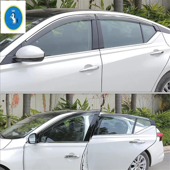 preço Yimaautotrims Acessório Viseiras Da Janela Toldos Vento Chuva Escudo Defletor Guarda Ventilação Apto Para Nissan Altima/teana 2019 2020