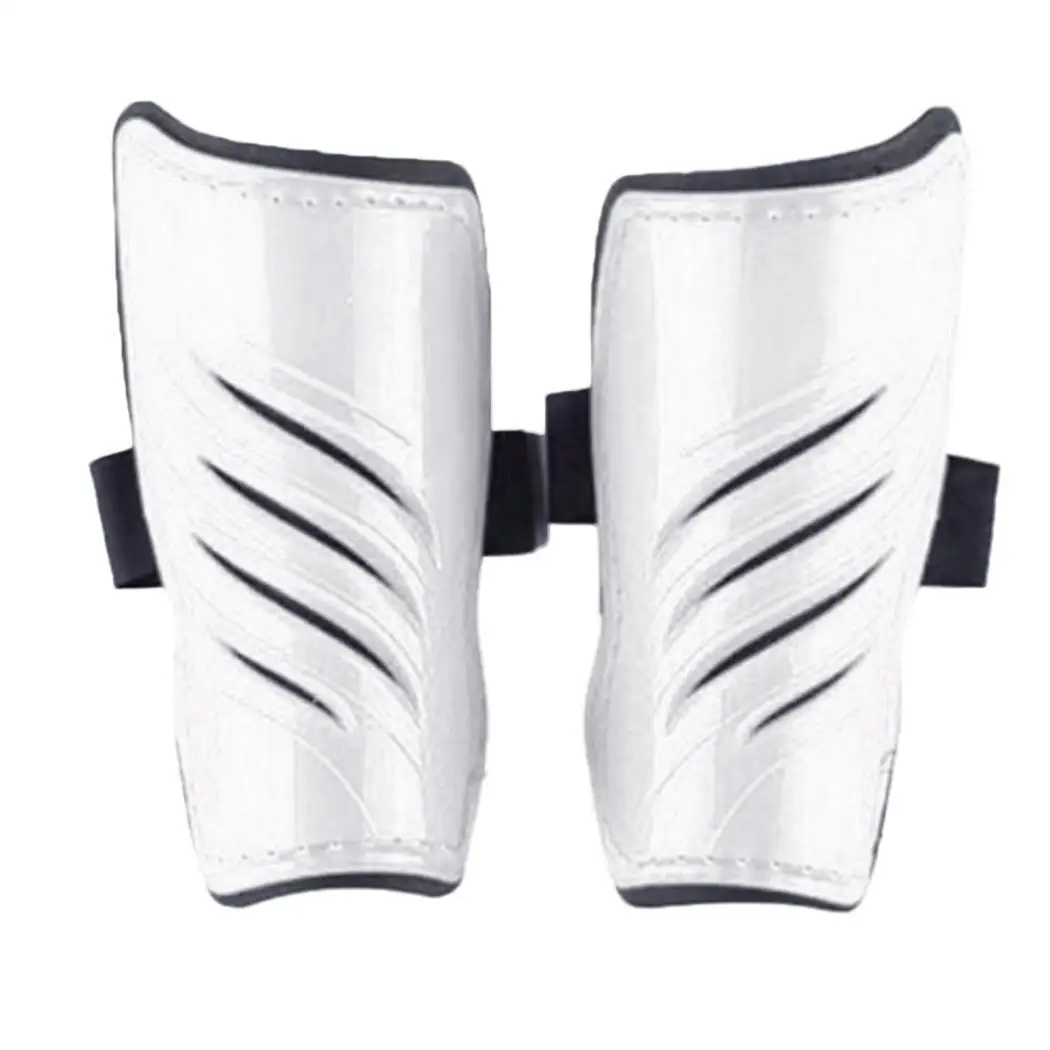 1 пара ANCHEER спортивные защитные щитки для футбола детские защитные щитки для ног футбольные налокотники для ног дышащие - Цвет: white