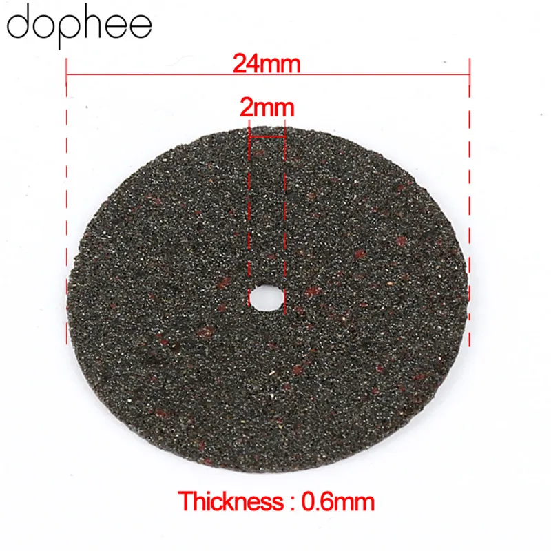 Dophee высококачественные черные 36 дисков Аксессуары Dremel отрезные колеса 24 мм