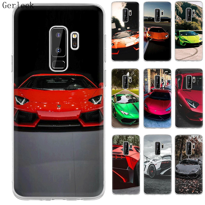 Спортивный чехол для телефона Lamborghini Samsung Galaxy A10 A20 A30 A40 A50 A60 A70 A3 A5 A6 A8 A7 A9 Plus