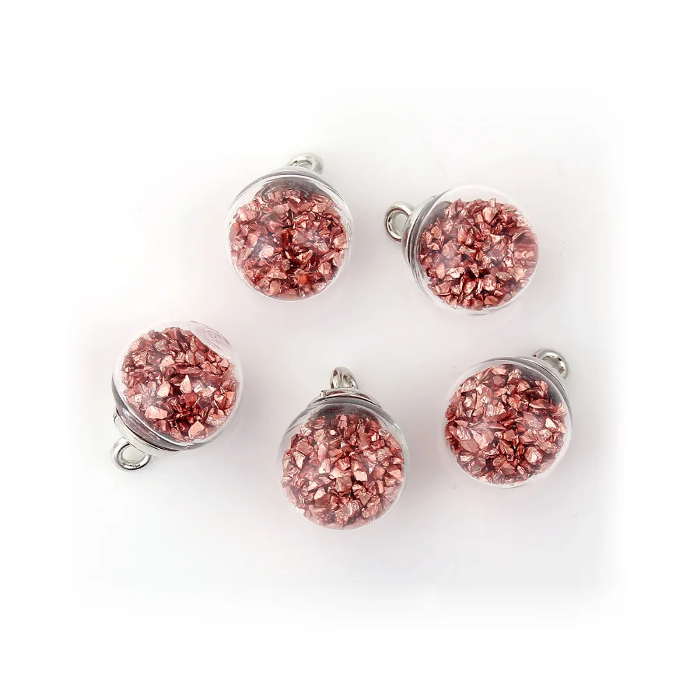 DoreenBeads Модный кулон сделай сам из прозрачного стекла шарма в виде бутылки с