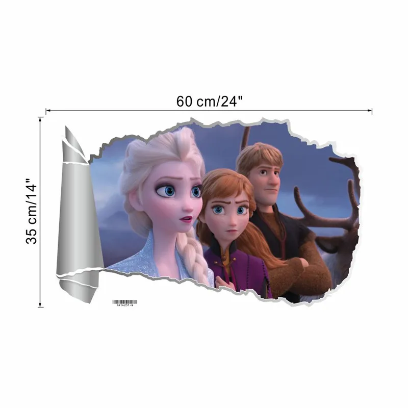 2019 New Kristoff Elsa Anna Princess Wall Sticker For Home Decoration Kids Room Decals 3d Anime Mural Art Frozen 2 Movie Posters 2019 New Kristoff Elsa Anna Princess Wall Sticker For Home Decoration Kids Room Decals 3d Anime Mural Art Frozen 2 Movie Posters