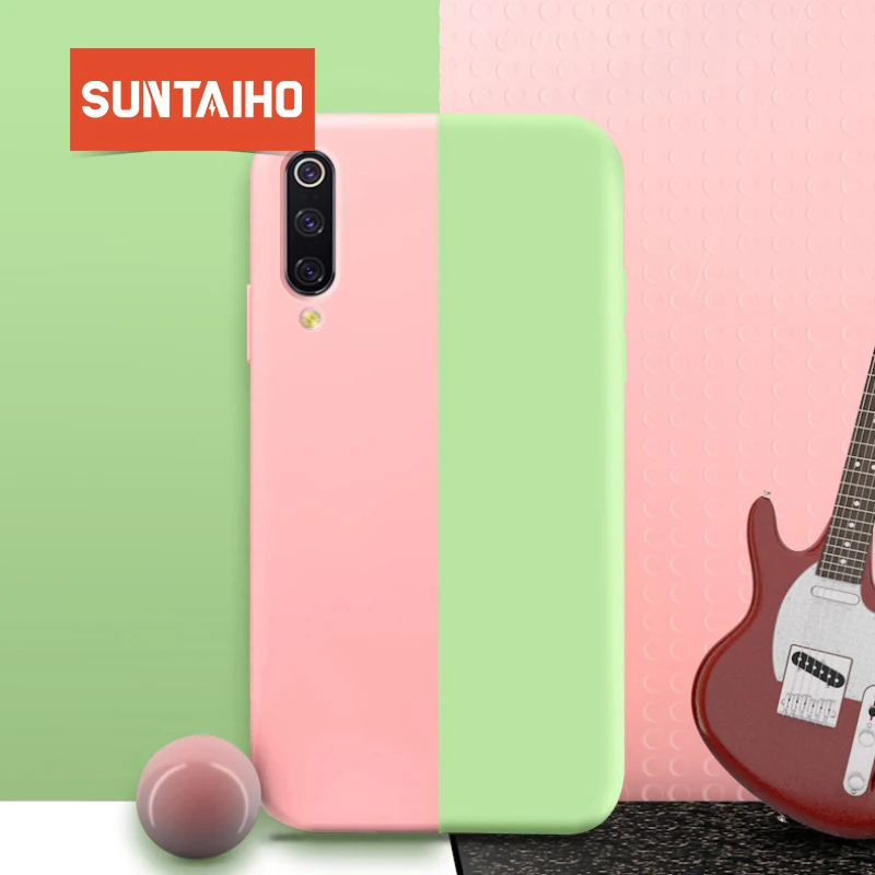 

Suntaiho case For Xiaomi Redmi Note 7 6A 6 Color TPU Silicone Case for Xiaomi Mi 9 8 lite A2 lite Redmi 7 6 PRO phone cases