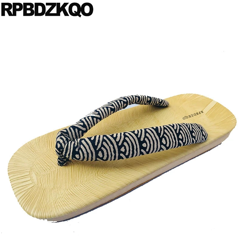 

Geta Japanese Clogs Designer Open Toe 2018 Sandals Slip On Flip Flop Waterproof Men Nice Summer Water Flat Slides Shoes Slippers