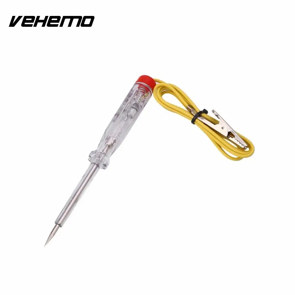 Vehemo 6V 12V 24V Tester Pen Light Circuit Screwdriver Car Auto