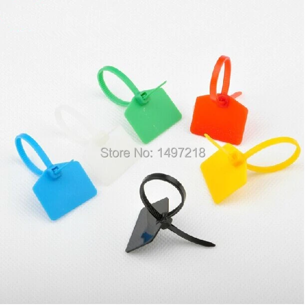 Etiqueta para Computador de Gerenciamento de Arame Tie com Marcadores-com Lote Plástico Nylon Cabo Laços Zip Tag 500 Pçs - 3*120mm 3 Tie com Marcadores-com Laços Zip cabo tag