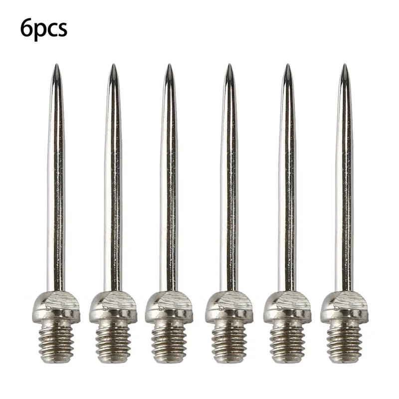 

Hot Hot 6PCS Professional Game Club Durable Replaceable Hard Dart Needle Indoor Darts Game Accessories Replaceable Dart Head