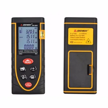 

SW-M60 SNDWAY -0.05 60m Digital Laser Distance Meter Rangefinder Tape Measure Area/volume Tool