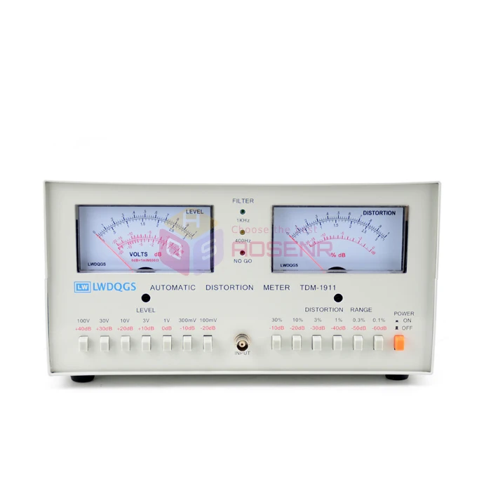 

Professional TDM-1911 Audio Signal Distortion Device Test Equipment Analyzer Tester Meter 100mV~100V Scope: 0.1% - 30%