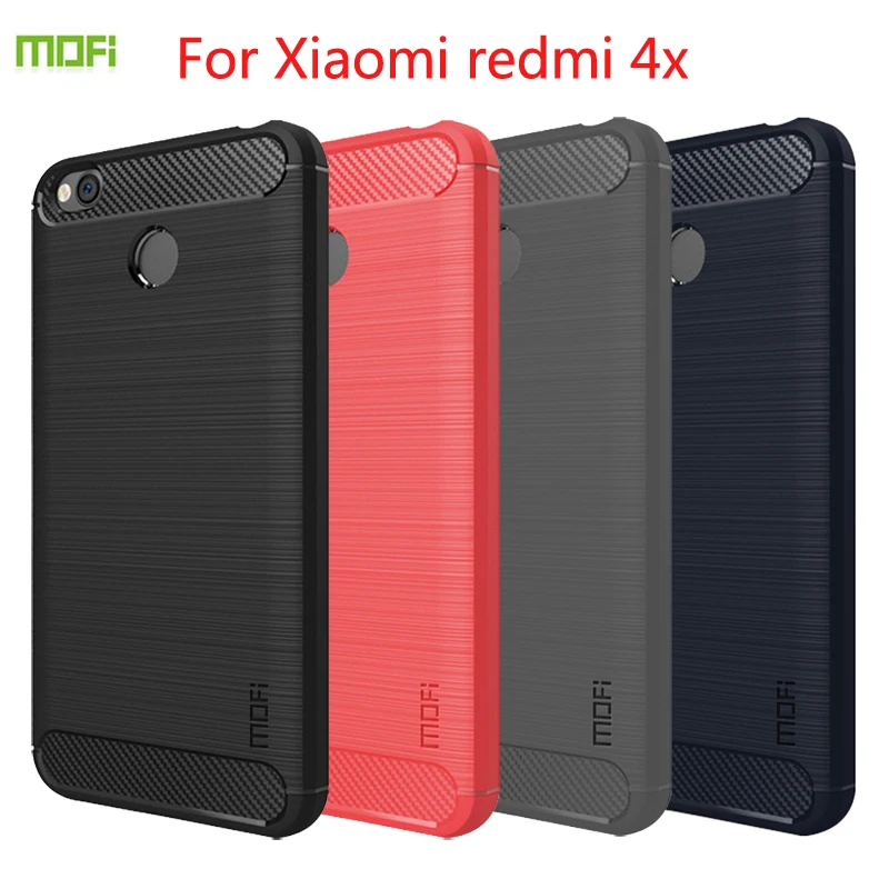 

For Xiaomi Redmi 4x Case Cover MOFI Fitted TPU Cases For Xiaomi Redmi 4x High Quality Soft TPU Back Phone Cover 5.0''