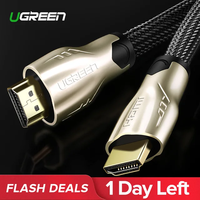 Ugreen HDMI кабель HDMI 2.0 кабель HDMI адаптер 1 м 2 м 3 м 5м 10м 15м hdmi к HDMI кабель HDMI 4 К 3D 1.4 В кабель для Apple TV Nintend Switch HD телевизор ноутбук PS3 PS4 PS4 Pro проектор компьютерный кабель