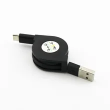 Шт. 1 шт. USB 3,1 Тип C штекер USB 2,0 A штекер синхронизации данных зарядки выдвижной Соединительный кабель Шнур 75 см