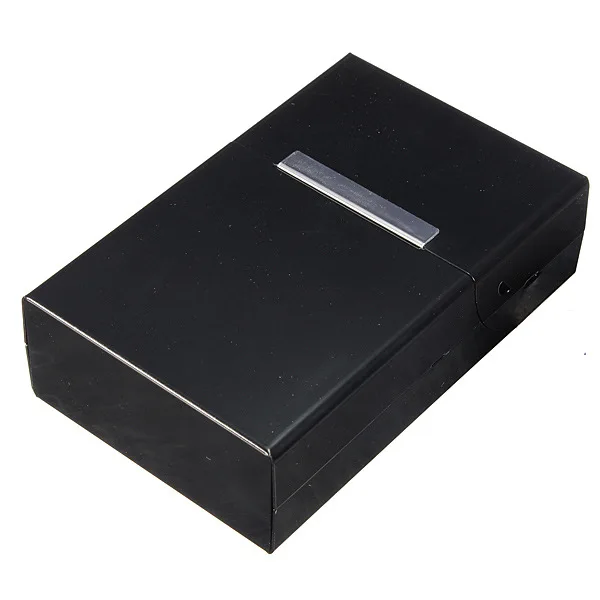 

FJS! Magnetic King Size Metal Aluminum Pocket Cigarette Cigar Tobacco Box Case Holder