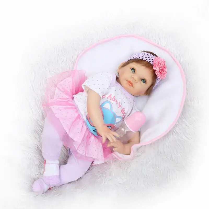 NPKCOLLECTION 22 "детские куклы реалистичные силиконовые тела Bebe Reborn 55 см Soft Touch новорожденных принцессы для девочек настоящий ребенок мода куклы