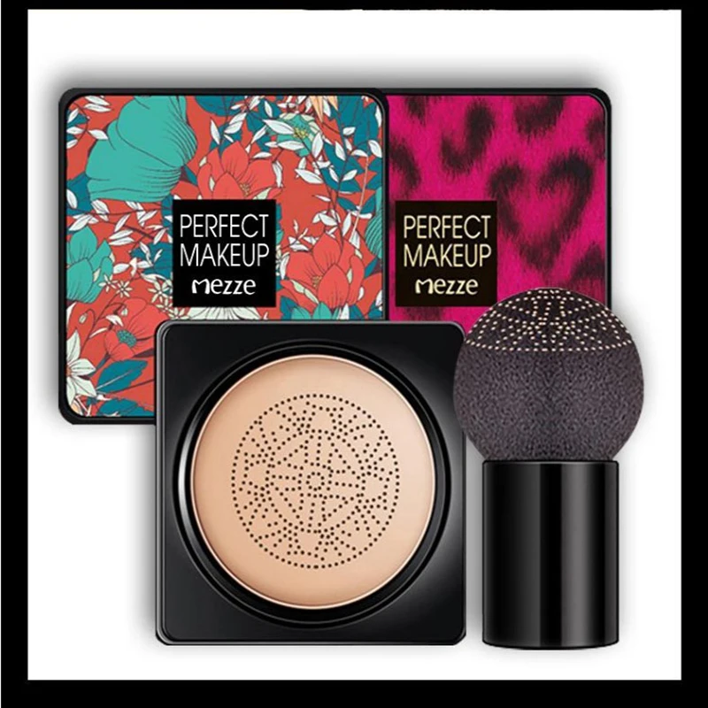 

Perfect makeup Mushroom air cushion leopard BB cream CC cream concealer liquid foundation lvory natural 20g