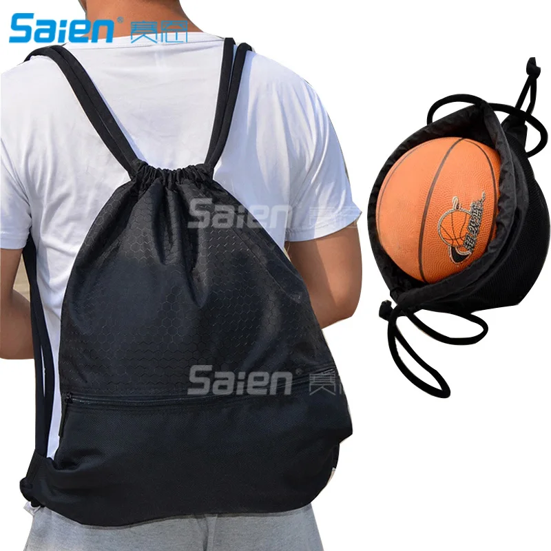 2 шт. водоотталкивающая Gymbag большой рюкзак Drawstring Sackpack для покупок Спорт Йога Баскетбол Рюкзак