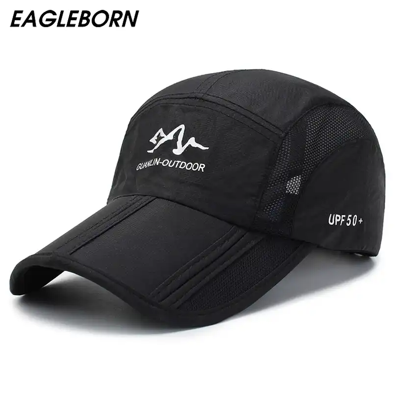 foldable running cap