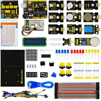 

keyestudio Environment PM2.5 Monitoring Starter Kit for Arduino Environment Air Quality Monitor