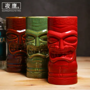 

Grimace Classic Style Tiki Bar Party Decoration Creative Mug Hawaiian Cocktail Special Waikiki Ceramic Beer Cup